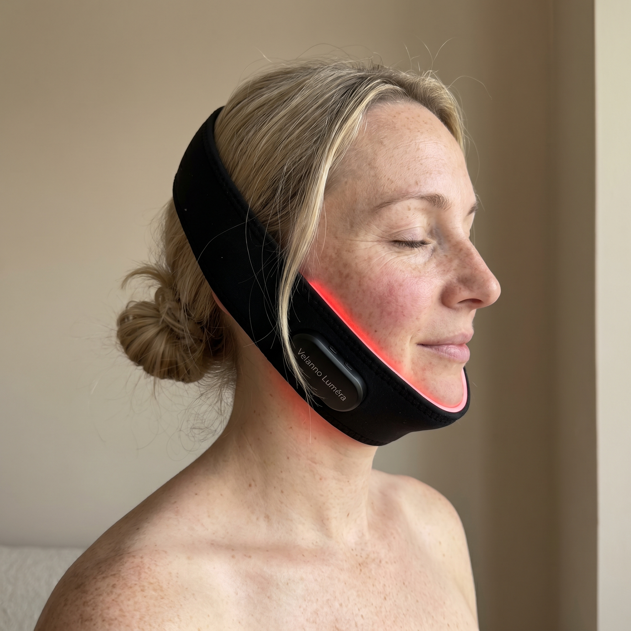 LUMÉRA™ JAW | Dual Infrarot Rotlichttherapie mit 3-Schicht Straff-Technologie™